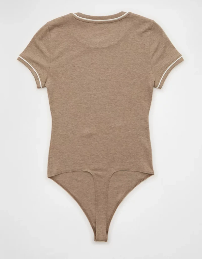 AE Tipped Crew Neck Bodysuit