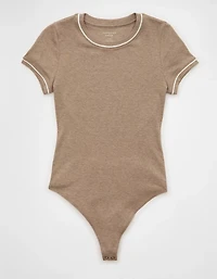AE Tipped Crew Neck Bodysuit