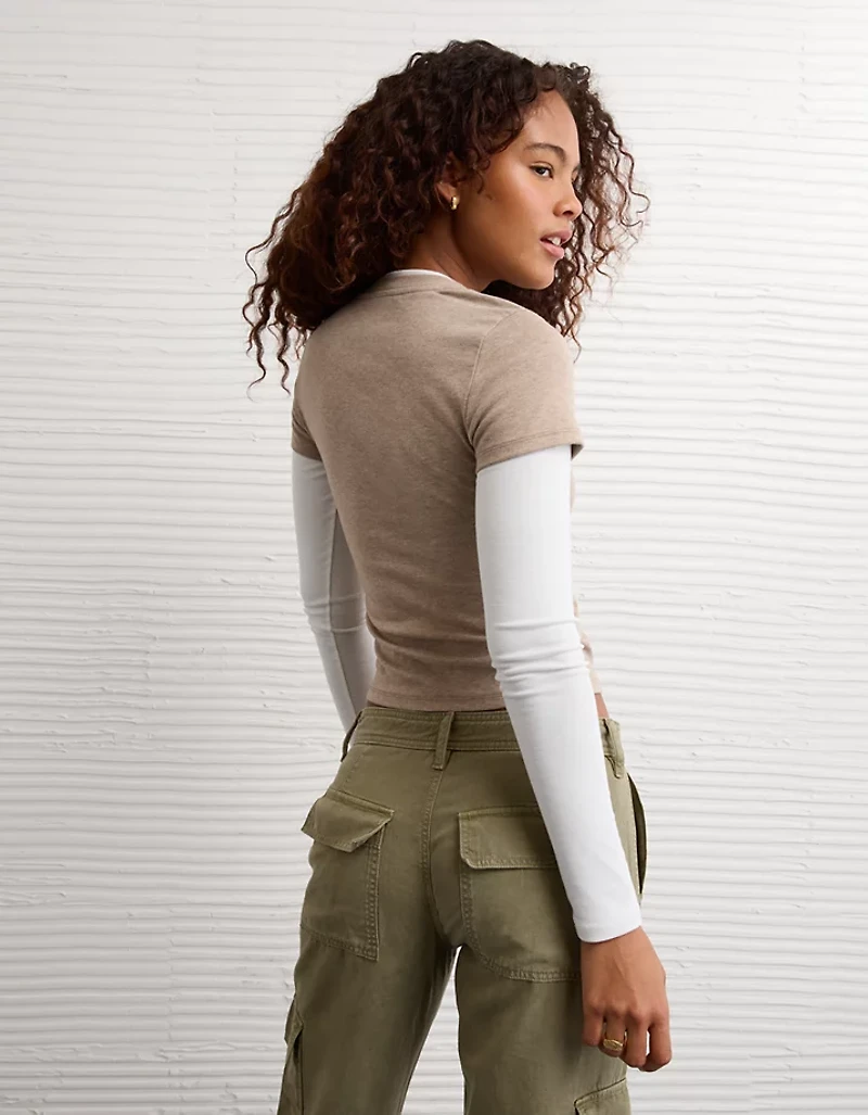 AE Double-Layered Long-Sleeve T-Shirt