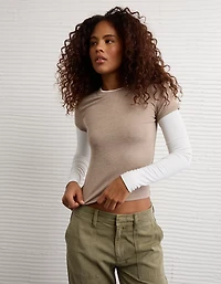 AE Double-Layered Long-Sleeve T-Shirt