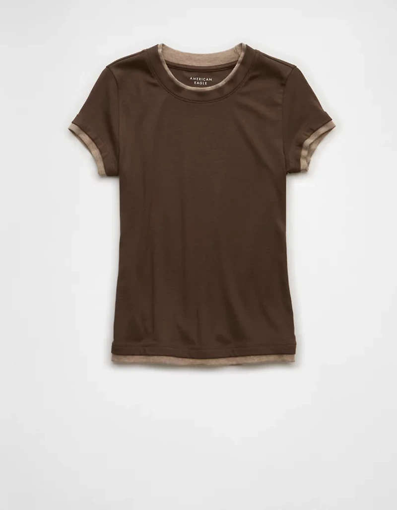 AE Double-Layered Short-Sleeve T-Shirt