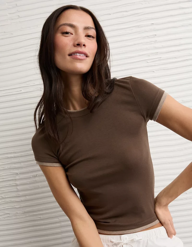 AE Double-Layered Short-Sleeve T-Shirt