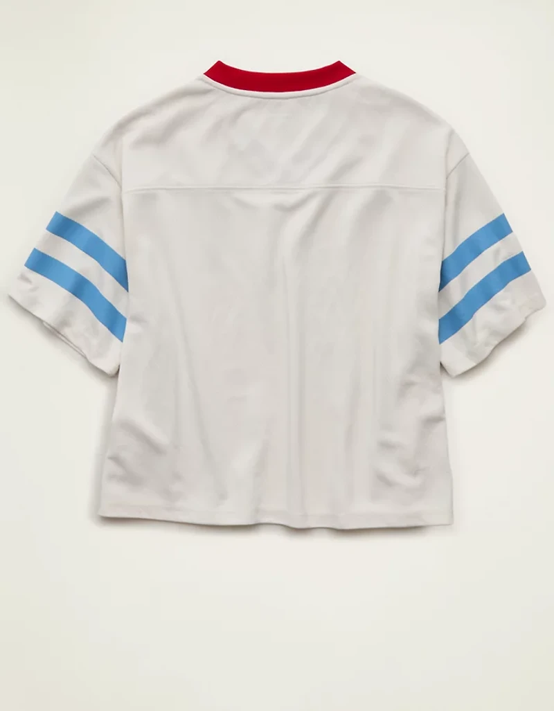 AE V-Neck Americana Graphic Mesh T-Shirt