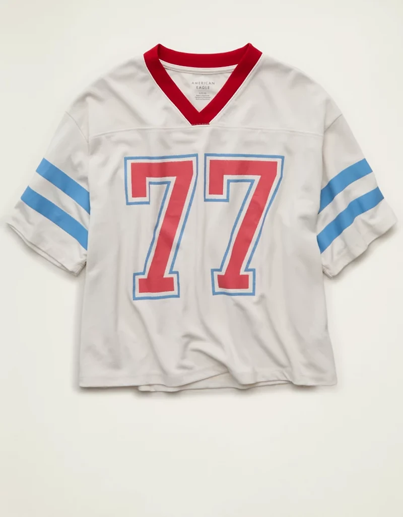 AE V-Neck Americana Graphic Mesh T-Shirt