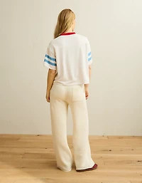 AE V-Neck Americana Graphic Mesh T-Shirt