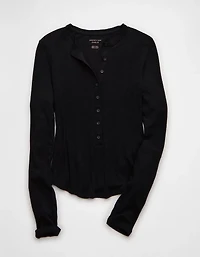 AE Long Sleeve Henley T-Shirt