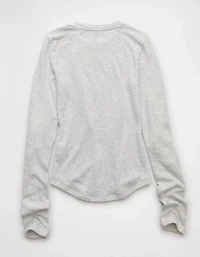 AE Long Sleeve Cozy Crewneck T-Shirt