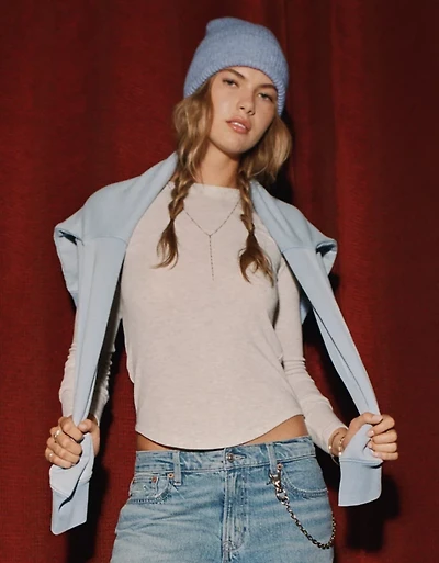 AE Long Sleeve Cozy Crew Neck T-Shirt