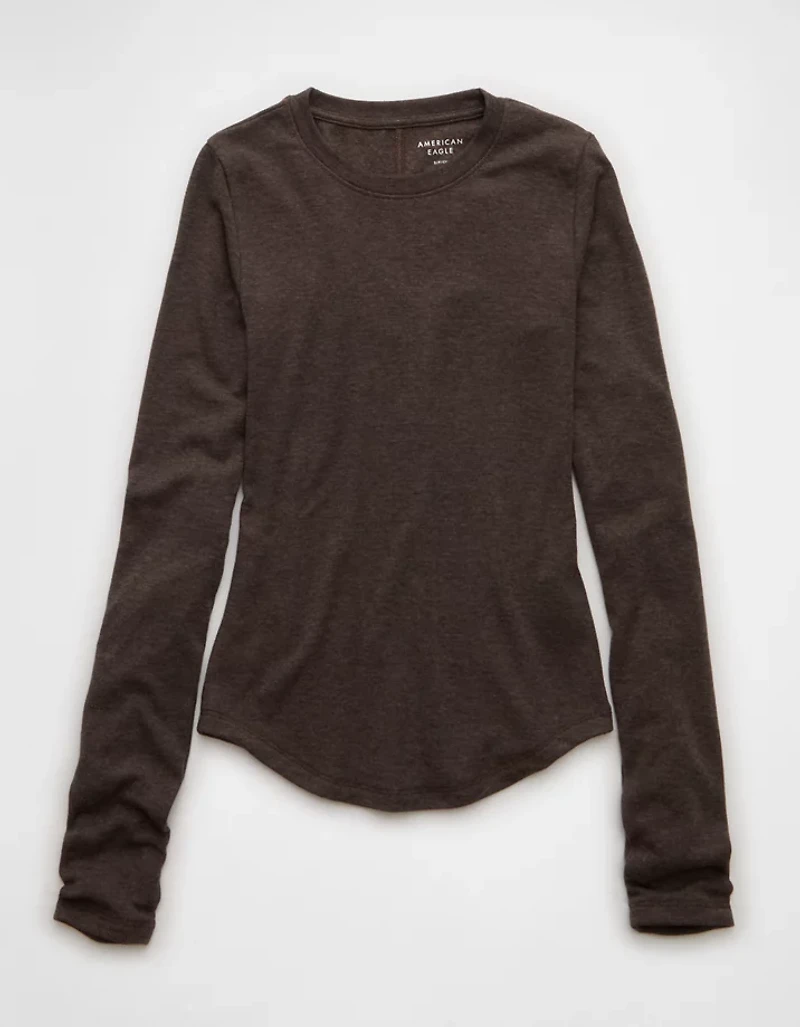 AE Long Sleeve Cozy Crewneck T-Shirt