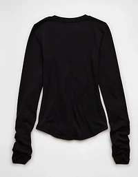 AE Long Sleeve Cozy Crewneck T-Shirt