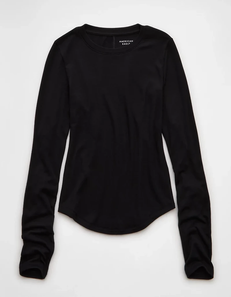 AE Long Sleeve Cozy Crewneck T-Shirt