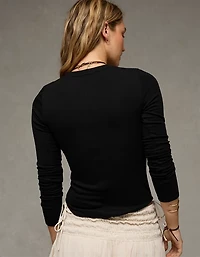 AE Long Sleeve Cozy Crewneck T-Shirt