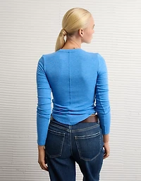 AE Long Sleeve Cozy Crew Neck T-Shirt