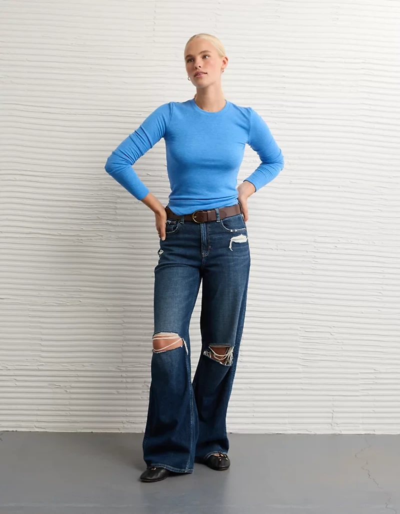 AE Long Sleeve Cozy Crew Neck T-Shirt