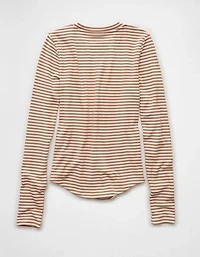 AE Long Sleeve Cozy Crew Neck T-Shirt