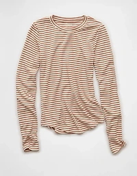 AE Long Sleeve Cozy Crew Neck T-Shirt