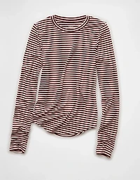 AE Long Sleeve Cozy Crew Neck T-Shirt