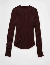 AE Long Sleeve Henley T-Shirt