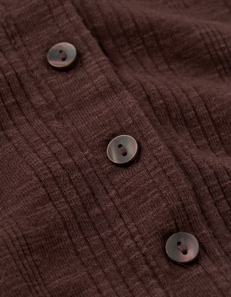 AE Long Sleeve Henley T-Shirt