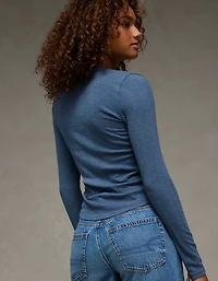 T-shirt henley à manches longues AE