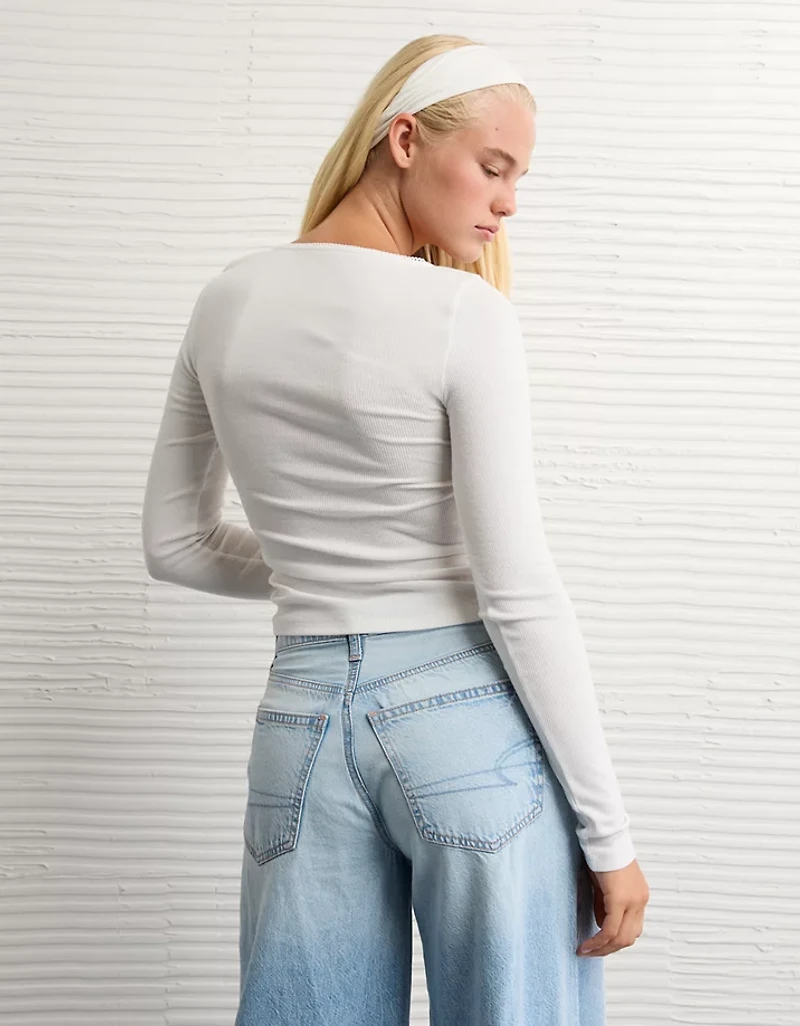 AE Long Sleeve Bow T-Shirt