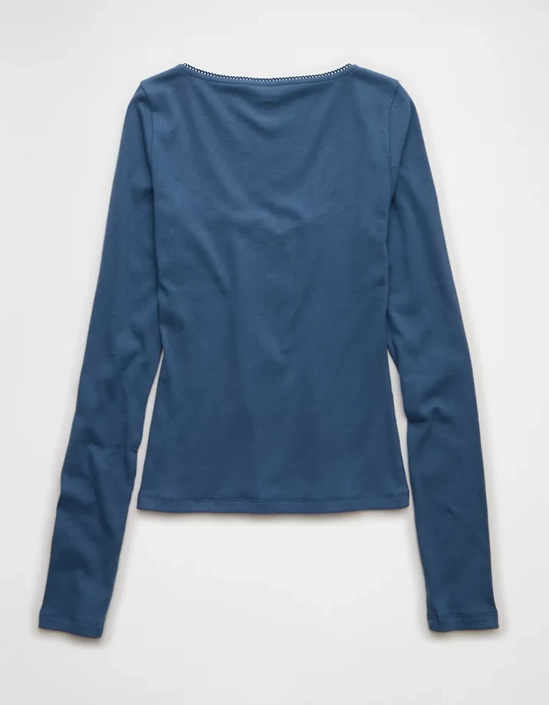 AE Long Sleeve Bow T-Shirt