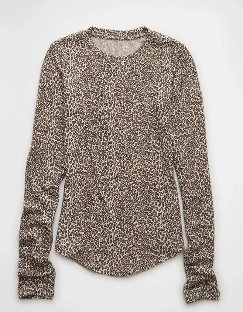 AE Long Sleeve Cozy Crew Neck T-Shirt