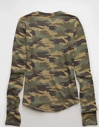 AE Long Sleeve Cozy Crew Neck T-Shirt