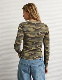 AE Long Sleeve Cozy Crew Neck T-Shirt