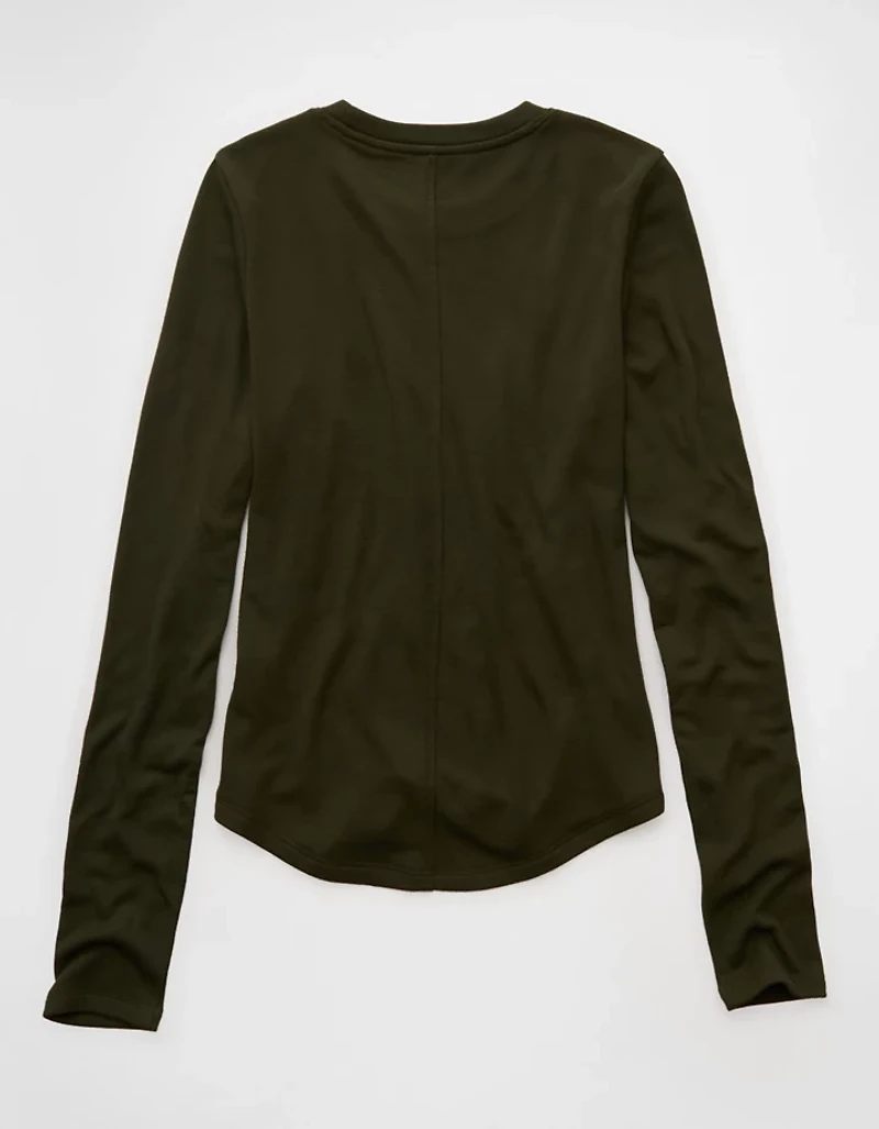 AE Long Sleeve Cozy Crew Neck T-Shirt