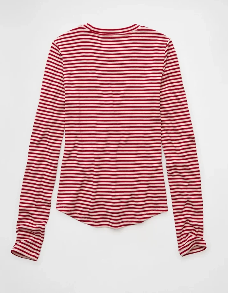 AE Long Sleeve Cozy Crew Neck T-Shirt