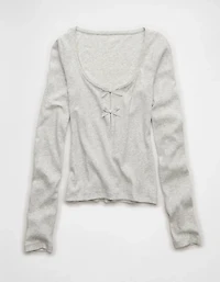 AE Long Sleeve Bow T-Shirt