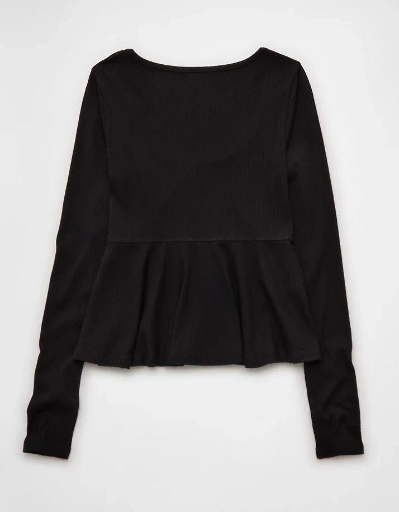AE Long Sleeve Babydoll Top