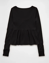 AE Long Sleeve Babydoll Top