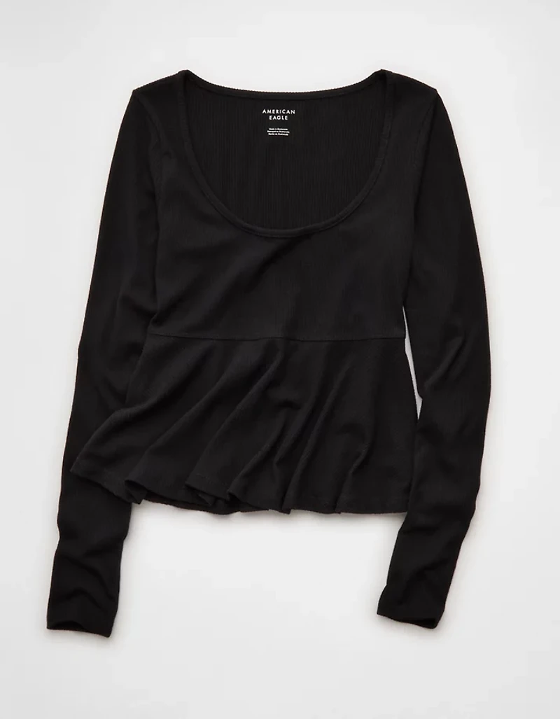 AE Long Sleeve Babydoll Top