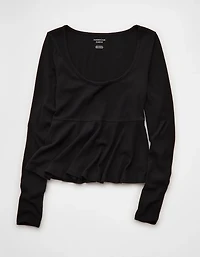 AE Long Sleeve Babydoll Top