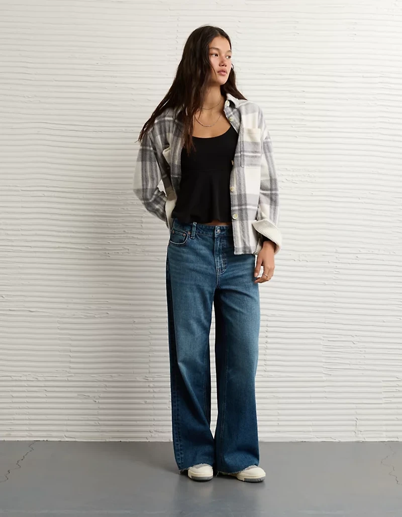 AE Long Sleeve Babydoll Top