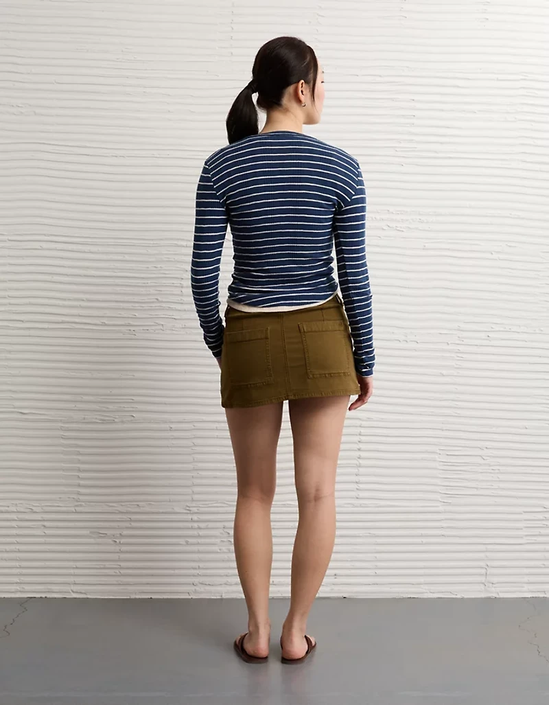 AE Long Sleeve Henley T-Shirt