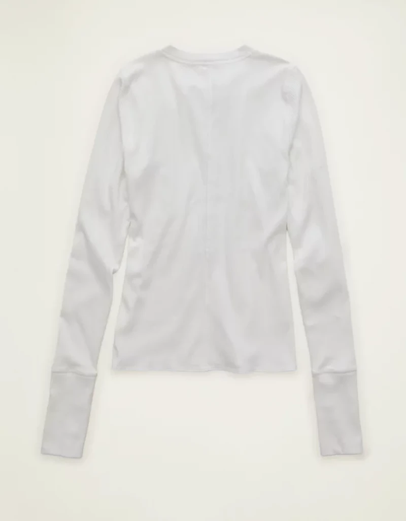T-shirt henley à manches longues AE