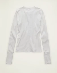 T-shirt henley à manches longues AE