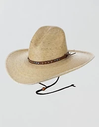 Justin Stampede Straw Western Hat