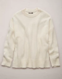 AE77 Premium Mohair-Blend Boyfriend Sweater