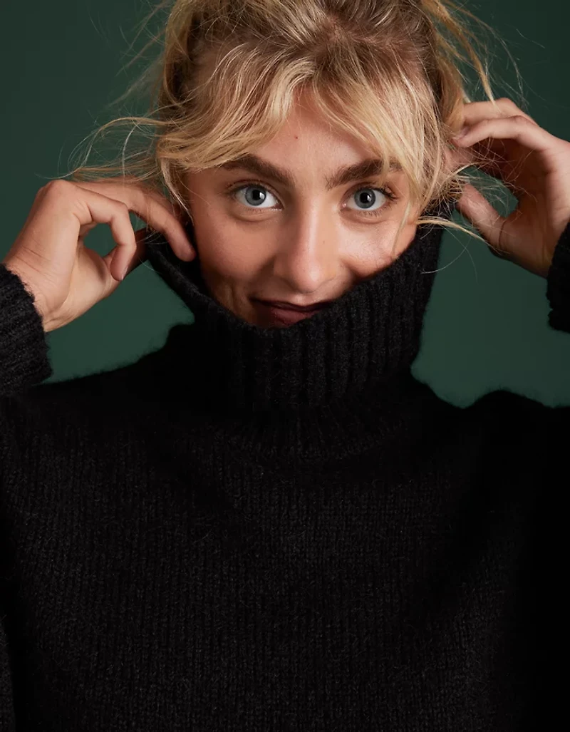 Chandail à col roulé haut de gamme AE77