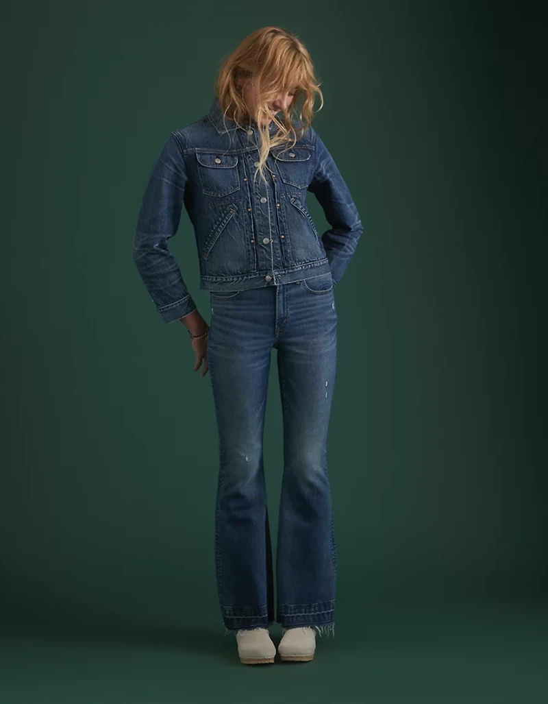 AE77 Premium Shrunken Denim Jacket