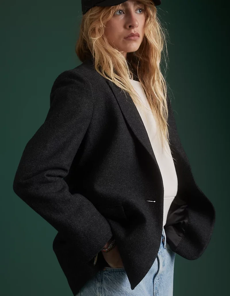 Blazer surdimensionné haut de gamme AE77