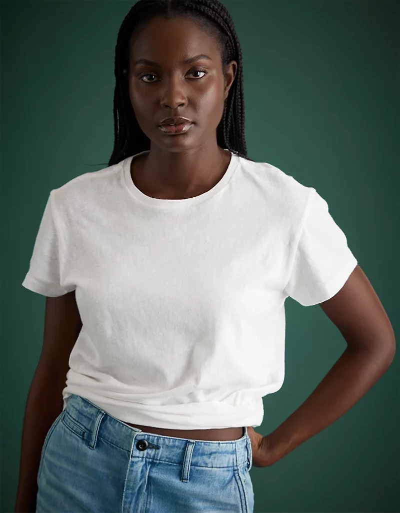 T-shirt col rond classique haut de gamme AE77
