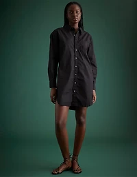 Robe-chemisier en popeline haut de gamme AE77