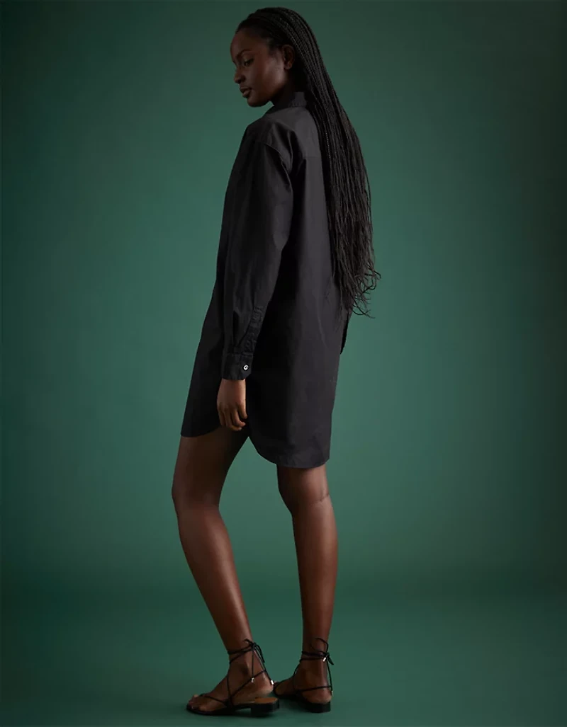 Robe-chemisier en popeline haut de gamme AE77