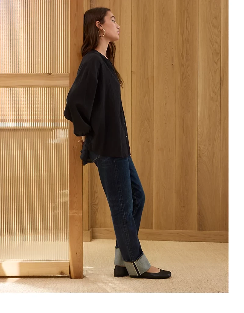 Blouse en voile haut de gamme AE77