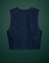 Gilet en denim haut de gamme AE77